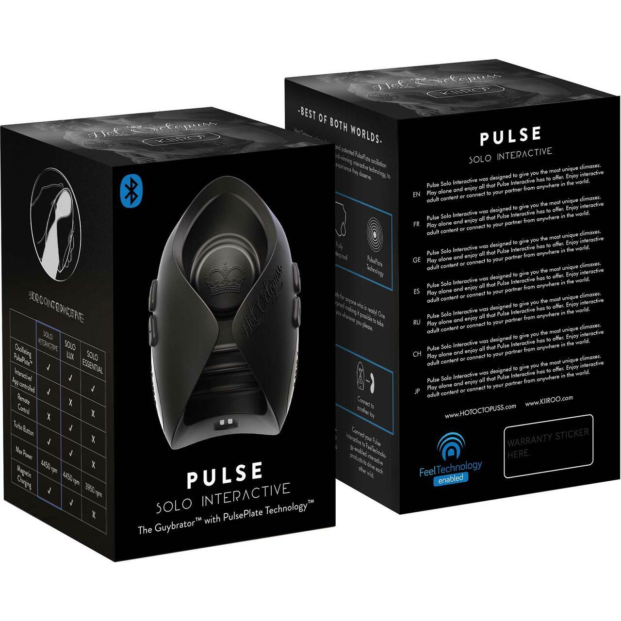 Pulse Solo Interactive Powered by KIIROO Nauti NZ Pulse Solo Interactive Powered by KIIROO Nauti NZ