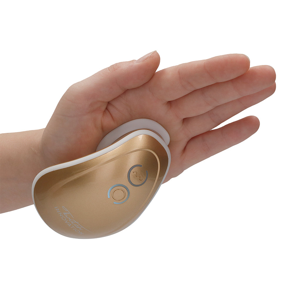 Twitch Hands-Free Suction and Vibration Toy - Gold Nauti NZ Twitch Hands-Free Suction and Vibration Toy - Gold Nauti NZ